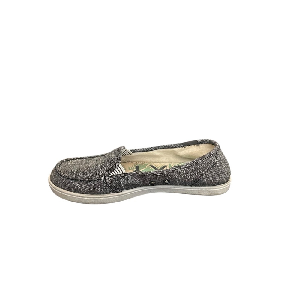 Roxy Women’s Slip-On Casual Shoes Gray Chambray Canvas Sneakers Size 7.5 - Picture 8 of 12